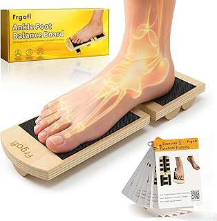 Frgofl Adjustable Single Leg Balance Board for Ankle Strengthening & Physical Therapy