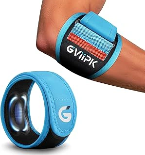 Gviipk 2026 Adjustable Elbow Brace with Compression Pad for Tendonitis & Tennis Elbow