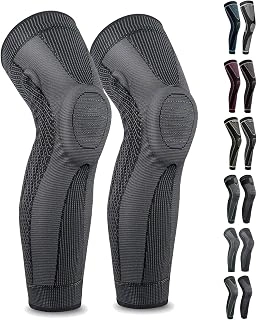 Full Leg Long Compression Sleeves & Knee Sleeves