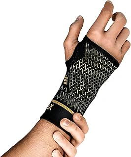 Copper Wrist Compression Sleeve Hand Brace