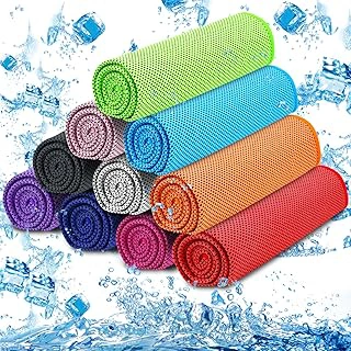 MENOLY 10 Pack Cooling Towels for Neck and Face