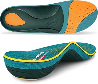 WalkHero Arch Support Orthotic Boot Insoles for Plantar Fasciitis & Heel Pain