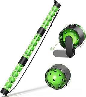 Mibhuvan 17 Balls Adjustable Height Pickleball Ball Retriever & Holder with Strap