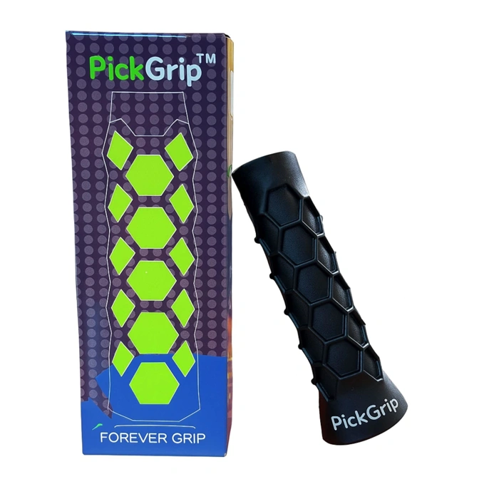 PickGrip Pickleball Paddle with Enhanced Comfort Grip, Shock Absorption & Bonus Overgrip