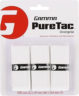 GAMMA Sports PureTac Extra Tacky Moisture Absorbent Tennis Overgrip