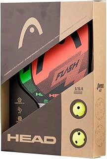 HEAD Flash Pickleball Pack with 2 Paddles and 2 Outdoor Balls