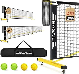 BAGAIL Portable 22 FT Regulation Size Pickleball Net Set