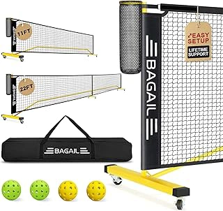 BAGAIL Portable 22 FT Regulation Size Pickleball Net Set
