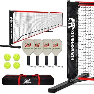Hoverphenix Portable 22FT Regulation Size Pickleball Net Set