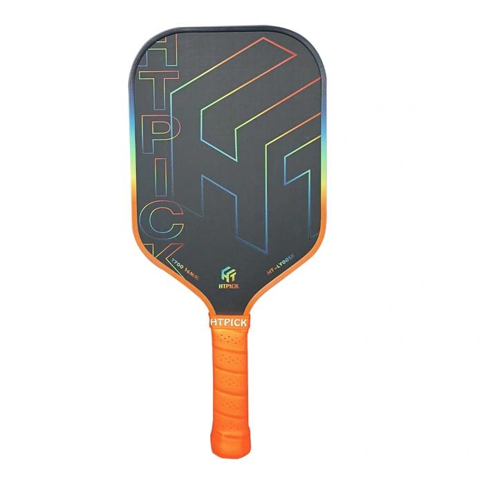 Carbon Fiber Pickleball Paddle, High Grit & Spin, Honeycomb Core, Elongated Shape