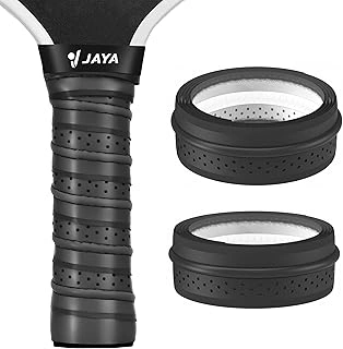 JAYA Extra-Length Pickleball Paddle Overgrip Tape, Black