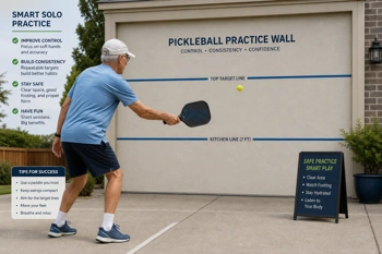 Master pickleball at home with drills designed to build skill without stressing knees or shoulders.